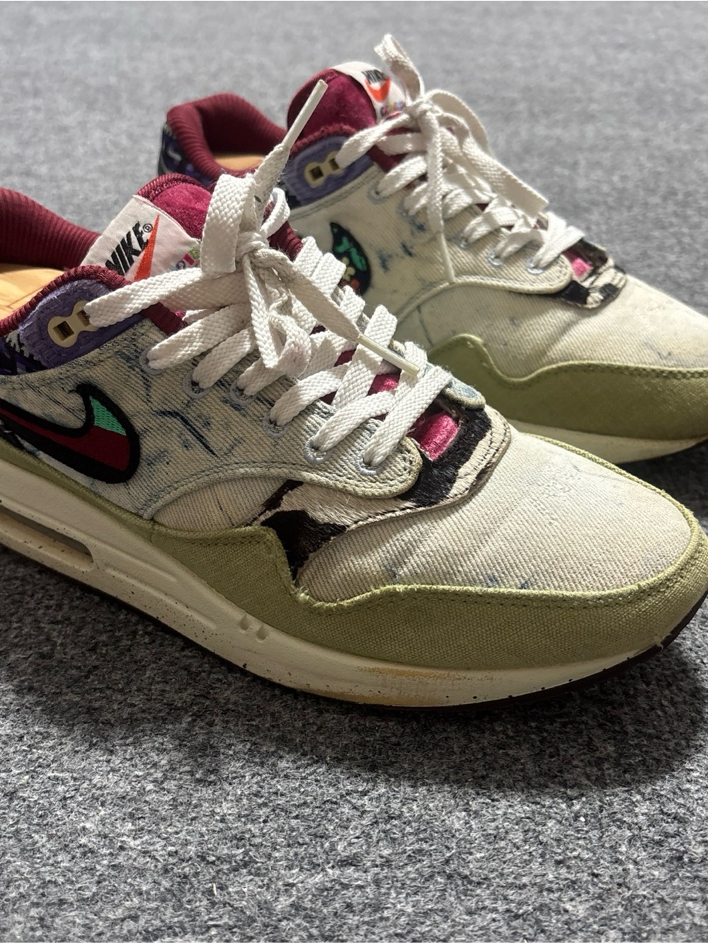 Size 8.5- Nike Air Max 1 SP x Concepts Mellow 2022 Oil Green/Multi DN1803-300